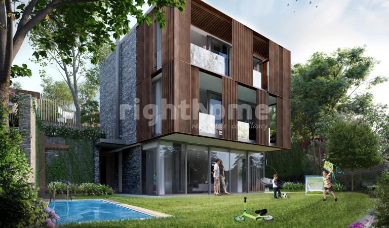 RH 550 -  Villas under construction for sale at Meset Vadi project istanbul