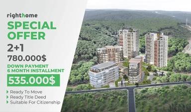 Exclusive 2+1 Offer in Sariyer's Premier Real Estate Project