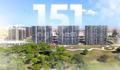 RH 151-Ready project with good  materials used and view to Kucukcekmece lake in Istanbul 
