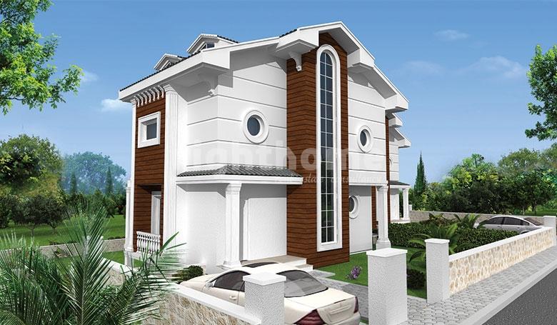 RH 157-White villas solit in Fethiye, Antalya
