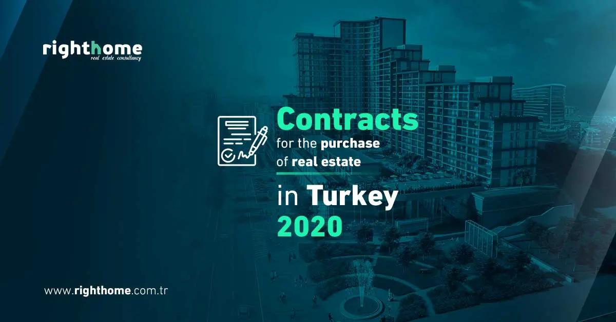 Contracts for the purchase of real estate in Turkey 2020