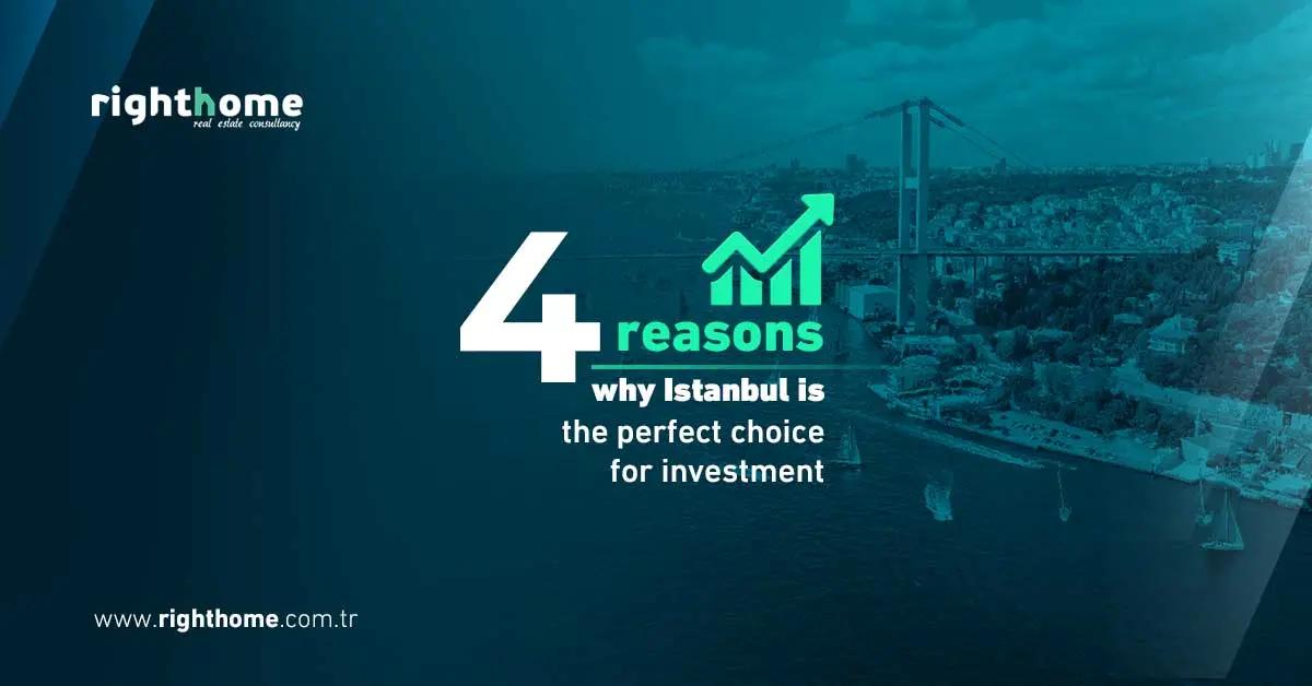 4 أسباب تجعل اسطنبول الخيار الأمثل للاستثمار